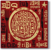 Servietten 33x33 cm - Barbecue
