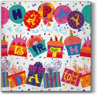 Servietten 33x33 cm - Unusual Birthday