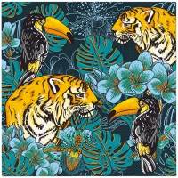 Servietten 33x33 cm - Wild Nature