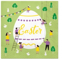 Servietten 33x33 cm - Egg Art