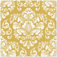 Servietten 33x33 cm - Beautiful Moments gold