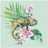 Servietten 33x33 cm - Exotic Chameleon