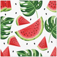 Servietten 33x33 cm - Tasty Watermelons