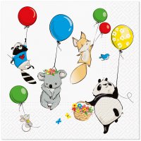 Servietten 33x33 cm - Animals Party
