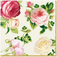 Servietten 33x33 cm - Rosalia 