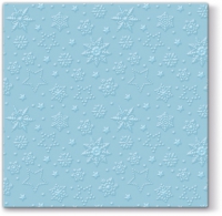 Servietten 33x33 cm - Inspiration Winter Flakes (turquoise)