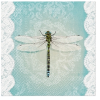 Servietten 33x33 cm - Romantic Dragonfly