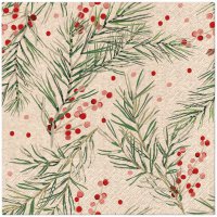 Servietten 33x33 cm - Springs Holly