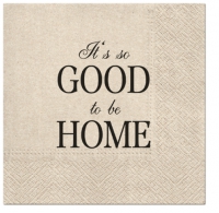 Servietten 33x33 cm - We Care Good to be Home
