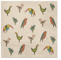 Servietten 33x33 cm - We Care Bird Friends