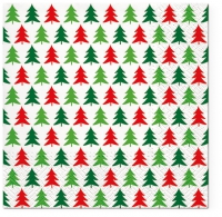 Servietten 33x33 cm - Just Trees green