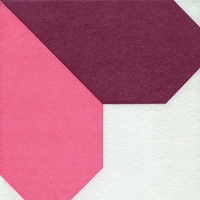 Airlaid Dinner Servietten - Origami Serviette Heart orchid/rosé Airlaid Dinner Servietten - Origami Serviette Heart orchid/rosé