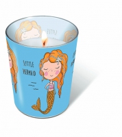 Glaskerze - Glaskerze Little mermaid Glaskerze - Glaskerze Little mermaid