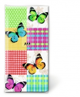 Taschentücher - Butterflies & squares