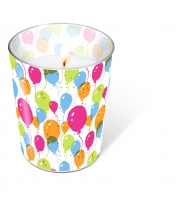 Glaskerze - Splash Balloons