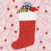 Servietten 33x33 cm - Stocking