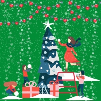 Servietten 33x33 cm - Decorating Tree