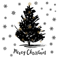 Servietten 33x33 cm - Strokes Tree