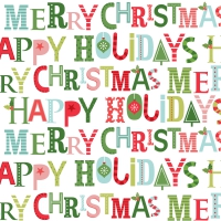 Servietten 33x33 cm - Colorful