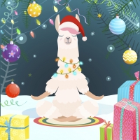 Servietten 33x33 cm - Yogic Lama