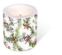 Dekorkerze - Decorated Merry Bright