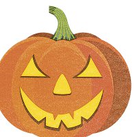 Gestanzte Servietten - Halloween pumpkin Gestanzte Servietten - Halloween pumpkin