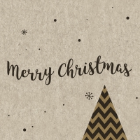 Servietten 33x33 cm - Zic-Zac tree