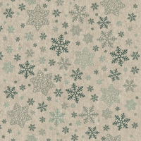 Servietten 33x33 cm - Snowflakes pattern