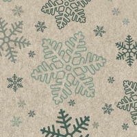 Servietten 24x24 cm - Snowflakes