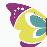 Gestanzte Servietten - Silhouettes Butterfly Gestanzte Servietten - Silhouettes Butterfly