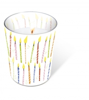 Glaskerze - B-day candles