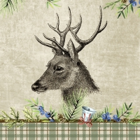 Servietten 24x24 cm - Deer