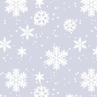 Servietten 33x33 cm - Silver Snow