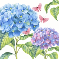 Servietten 33x33 cm - Gentle hydrangea