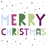 Servietten 33x33 cm - Joyful Xmas