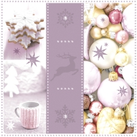 Servietten 33x33 cm - Lovely Xmas