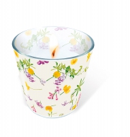 Glaskerze - Glaskerze Scattered flowers Glaskerze - Glaskerze Scattered flowers