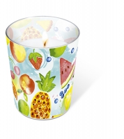 Glaskerze - Glaskerze Tropical fruits