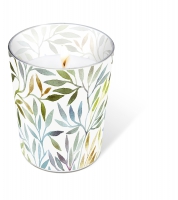 Glaskerze - Willow leaves Glaskerze - Willow leaves