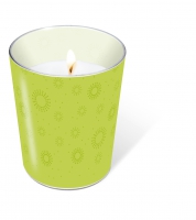 Glaskerze - Moments uni kiwi