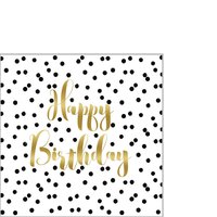 Servietten 25x25 cm - Birthday Confetti