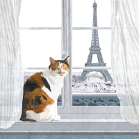 Servietten 25x25 cm - Madeleine à Paris