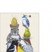 Servietten 25x25 cm - Party under Feeder