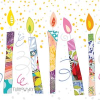 Servietten 33x33 cm - Birthday Candles