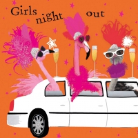Servietten 33x33 cm - Girls night out Servietten 33x33 cm - Girls night out