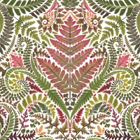 Servietten 33x33 cm - Green Leaves