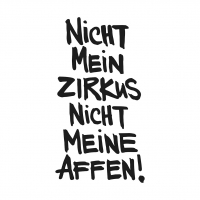 Servietten 33x33 cm - Nicht meine Affen