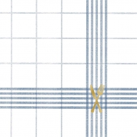 Servietten 33x33 cm - Cuisine bleu 