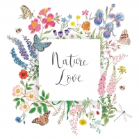 Servietten 33x33 cm - Nature Love