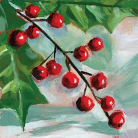 Servietten 25x25 cm - Holly Musée